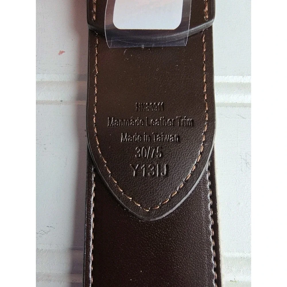 Penguin Needlepoint Golf Belt Size 30 Leather Preppy Penguin NWT